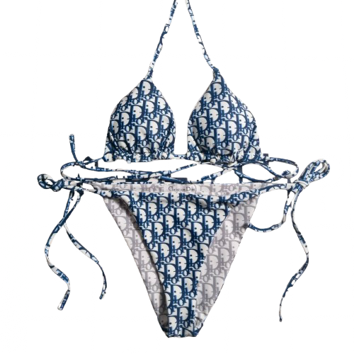 Coastal Monogram String Bikini Set