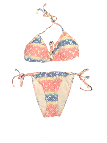Sunset Monogram String Bikini Set
