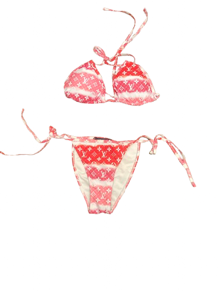 Rose Monogram Bikini Set