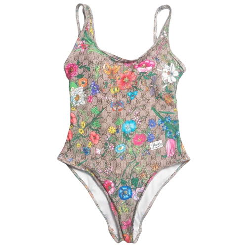 Botanical Monogram One Piece Swimsuit