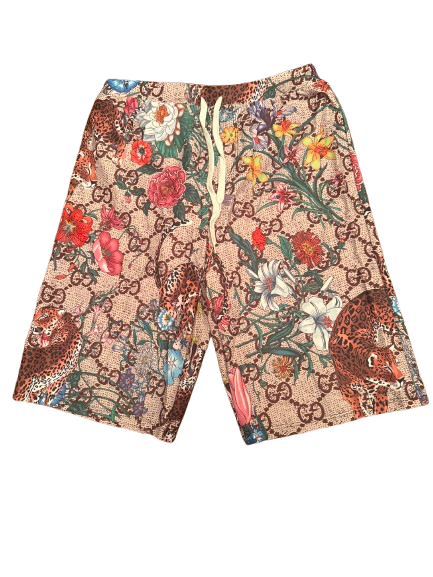 Signature Monogram Floral Swim Shorts